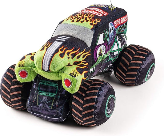 Jay Franco Monster Jam Grave Digger Plush Stuffed Pillow Buddy - Super Soft Polyester Microfiber, 12.5 inch (Official Monster Jam Product)