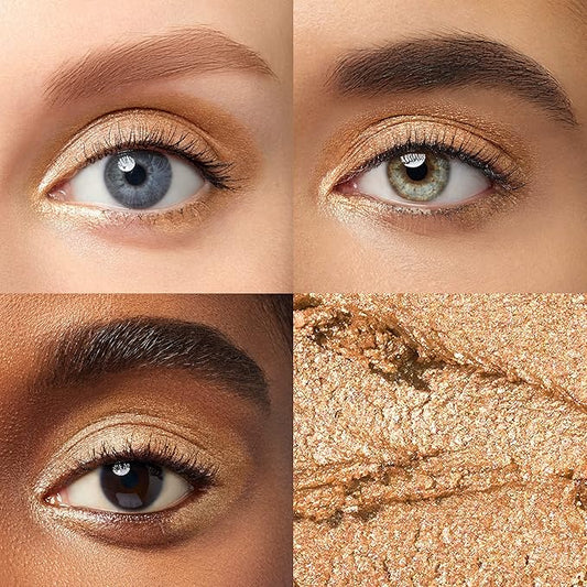 Julep Eyeshadow 101 Crème-to-Powder Waterproof Eyeshadow Stick – Warm Gold Shimmer – Long-Lasting, Crease-Proof, Golden Shimmer Cream Eyeshadow with Built-in Smudger