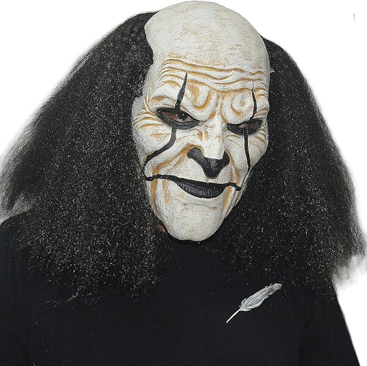 Tree Stump Halloween Mask for Men Cosplay Scary Clown Masks for Adults (Black)