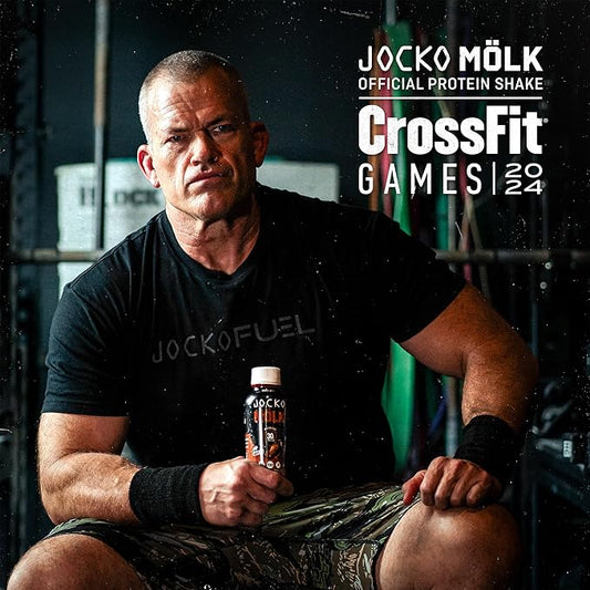 Jocko Mölk 30g Grass Fed Protein Shakes – No Added Sugar Protein Drinks KETO Friendly - Ready to Drink 12 FL Oz (Pack of 12) Sweet Cream Coffee