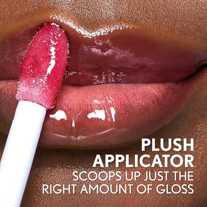 COVERGIRL Clean Fresh Yummy Lip Gloss Daylight Collection, Hydrating, Glossy Shine, Vegan Formula, Moonlight Eclipse 60, 0.33oz