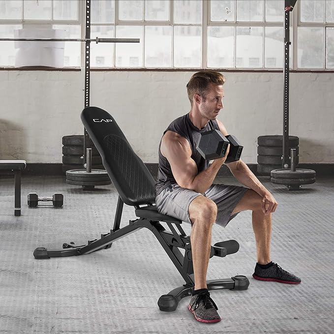 CAP Barbell Adjustable Utility Weight Bench