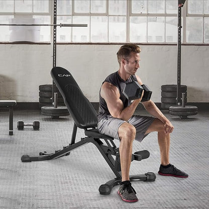 CAP Barbell Adjustable Utility Weight Bench