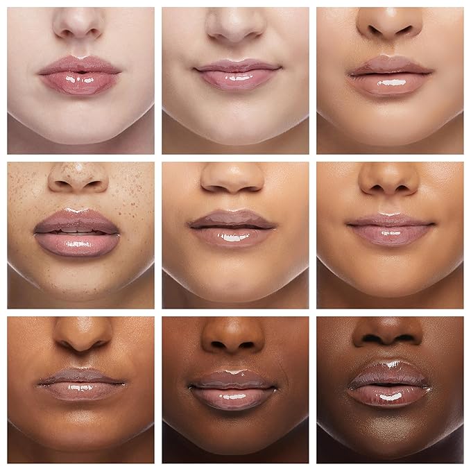 Ruby Kisses Lip Gloss Butter Bomb Gloss Non-Sticky Lip Gloss Vitamin E Natural Nude Lip Makeup - 7.8mL (0.26 US fl.oz) (Butter Bomb)