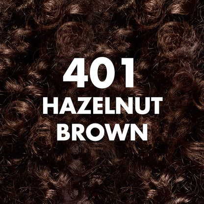 SoftSheen-Carson Dark and Lovely Fade Resist Rich Conditioning Hair Color, Permanent Hair Color, Up To 100 percent Gray Coverage, Brilliant Shine with Argan Oil and Vitamin E, Hazelnut, 2 Count