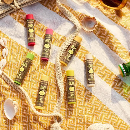 Sun Bum SPF 30 Sunscreen Coconut Lip Balm - Moisturizing Aloe Vera and Vitamin E - Vegan and Cruelty Free - Broad Spectrum UVA/UVB Lip Protection - 0.15 oz Stick