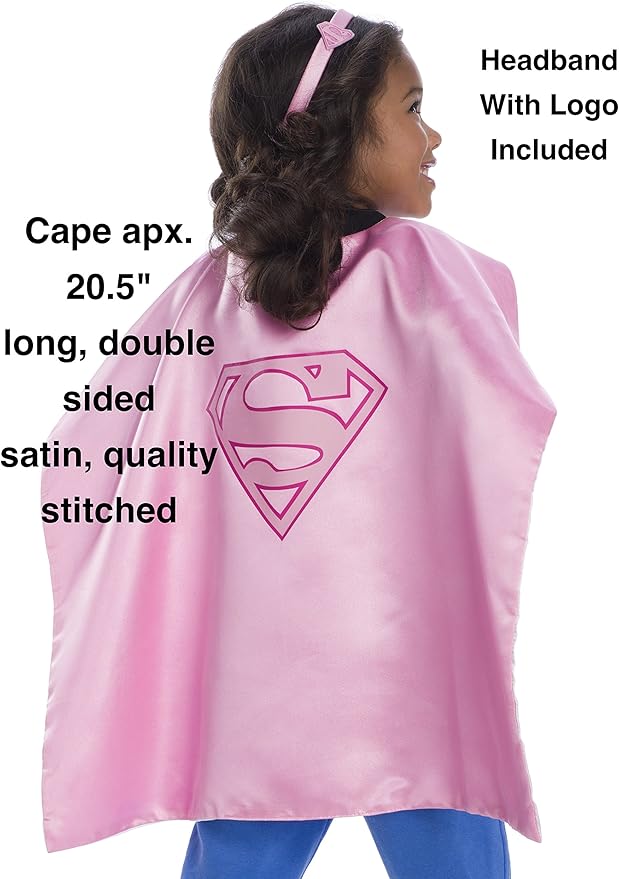 Rubies Super Hero Cape Set Officially licensed DC Comics Assortment 4 Capes, 2 Masks, and 2 Headbands, One Size (Amazon Exclusive)