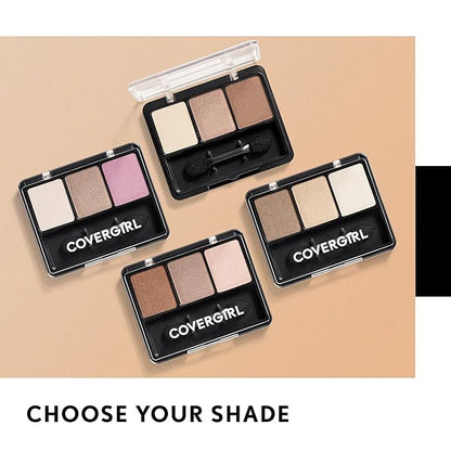 COVERGIRL - Eye Enhancers 3-Kit Eyeshadow, silky, sheer formula, double ended applicator, 100% Cruelty-free