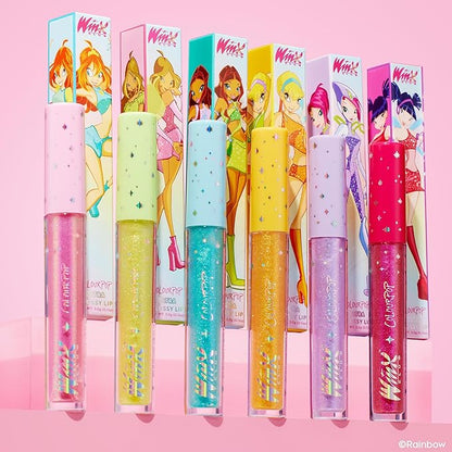 ColourPop Winx Club Ultra Glossy Lip Gloss - Hydrating Gold Lip Gloss for Juicy, Fuller-Looking Lips - Formulated with Jojoba Oil to Moisturize & Nourish - Flora (0.11 oz)