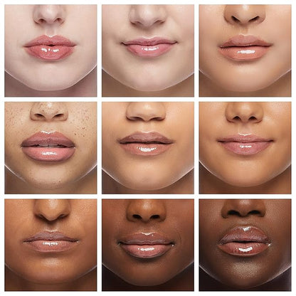 Ruby Kisses Broadway Vita-Lip Clear Lip Gloss (10 Pack), Ultra-Hydrating & Soothing Formula with Vitamins, High-Shine Non-Sticky Finish Lip Balm with Mint, Rosehip, Coconut, Mango, Argan, Honey, Shea