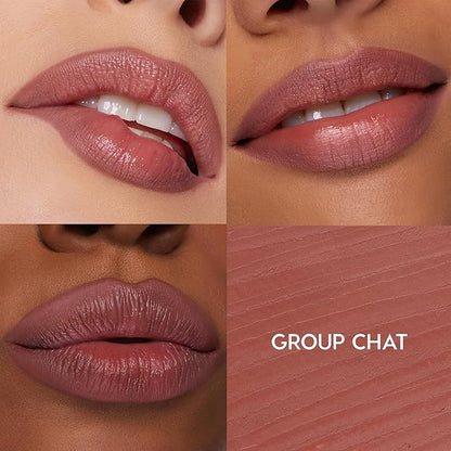 ColourPop So Juicy Plumping Lip Liner with Peptides - Long Lasting Lip Liner for Visibly Plumped & Shaped Lips - Enriched with Smoothing Ceramides & Peppermint - Group Chat (0.01 oz)