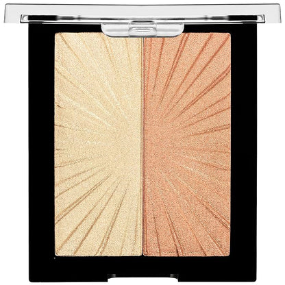 wet n wild MegaGlo Blushlighter, Blendable Blush & Highlighter Set, Shimmery Metallic Finish, I Met Someone