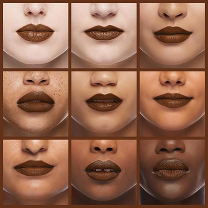 Palladio Lip Liner Pencil, Wooden, Firm yet Smooth, Contour and Line with Ease, Perfectly Outlined Lips, Comfortable, Hydrating, Moisturizing, Rich Pigmented Color, Long Lasting, Walnut