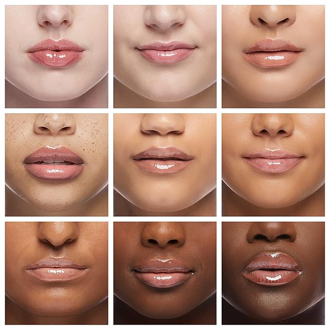 Ruby Kisses Broadway Vita-Lip Clear Lip Gloss (8 Pack), Ultra-Hydrating & Soothing Formula with Vitamins, High-Shine Non-Sticky Finish Lip Balm with Mint, Rosehip, Coconut, Mango, Argan, Honey, Shea