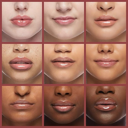 KYDA Hydrating, Moisturizing Lip Oil - Glossy, Tinted Lip Gloss for Dry Lips - Rosewood