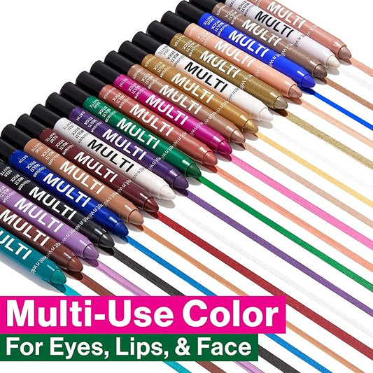 wet n wild Color Icon Cream Eyeliner Eyeshadow Multi-Stick, Moisturizing, Nourishing Velvety Cream-to-Powder Buildable & Blendable Formula, Cruelty-Free & Vegan - Green