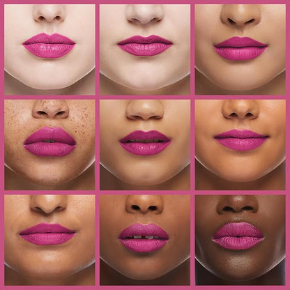 Revlon Super Lustrous Lipstick, Creamy Formula For Soft, Fuller-Looking Lips, Moisturized Feel, Fuchsia Shock (815), 0.15 oz