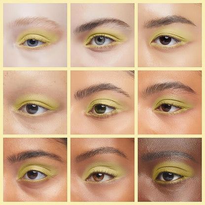 Daffodil Matte Muted Yellow Gold Soft Pressed Powder Single Vegan Eyeshadow; Talc, Paraben & Cruelty Free