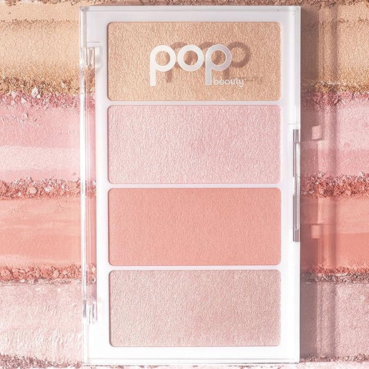 Prismatic POP Palette Gilded Peach | Face Highlighter Powder Texture