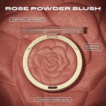 Milani Baked Blush, Powder Blush for Cheeks, Cruelty Free Makeup - Shape, Contour & Highlight Face for a Shimmery or Matte Finish -Tea Rose