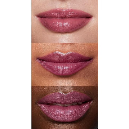 e.l.f. O Face Satin Lipstick, Richly Pigmented, Nourishing & Long-Lasting Creamy Lipstick, Infused With Jojoba, Vegan & Cruelty-Free, Effortless
