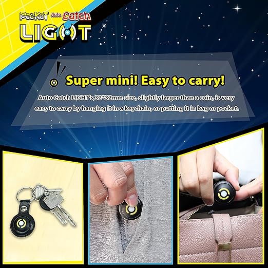 Brook Portable Auto Catch Light - Dual Accounts, Smallest Accessory, 2P Pocket Monster Accessory