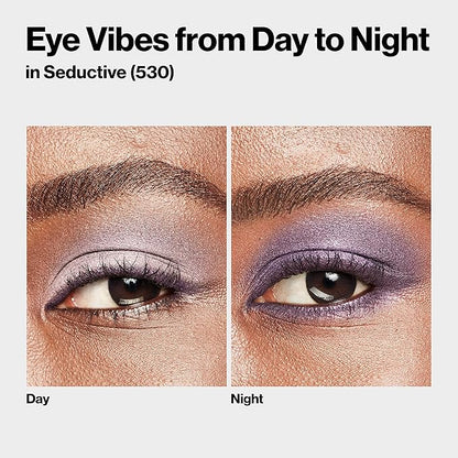 Revlon ColorStay Day to Night Eyeshadow Quad, Longwear Shadow Palette with Transitional Shades and Buttery Soft Feel, Crease & Smudge Proof, 530 Seductive, 0.16 Oz