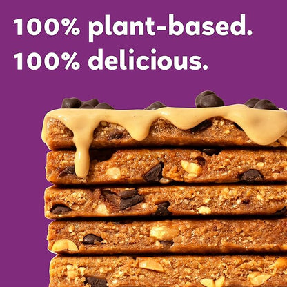 GoMacro MacroBar Organic Vegan Protein Bars - Peanut Butter Chocolate Chip (2.4 Ounce Bars, 12 Count)