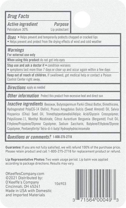O'Keeffe's Medicated Lip Repair Seal &
