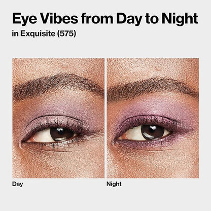 REVLON ColorStay Day to Night Eyeshadow Quad, Longwear Shadow Palette with Transitional Shades and Buttery Soft Feel, Crease & Smudge Proof, 575 Exquisite, 0.16 oz