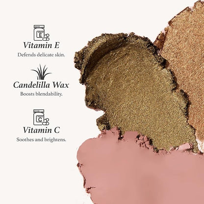 Julep Eyeshadow 101 Cream-to-Powder Waterproof Shadow Stick – Copper Shimmer – Long-Lasting, Crease-Proof, Shimmer Cream Eyeshadow with Built-in Smudger