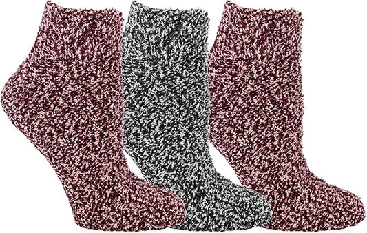 Dr. Scholl's Women's Low Cut Soothing Spa Socks-Lavender & Vitamin E Infused-2 & 3 Pairs-Bottom Grippers