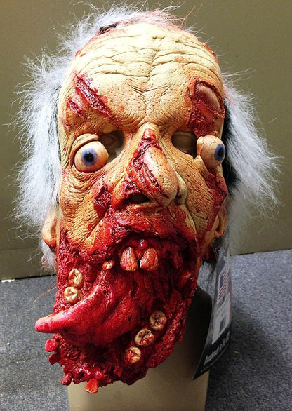 Zagone Bite Your Tongue Mask, Gory Zombie Dead Monster Roadkill