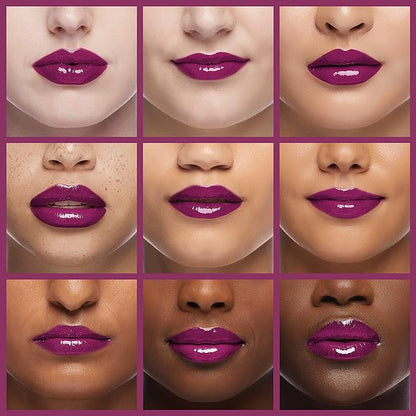wet n wild Mega Last Catsuit High-Shine Liquid Lipstick Purple Berry Down Lo