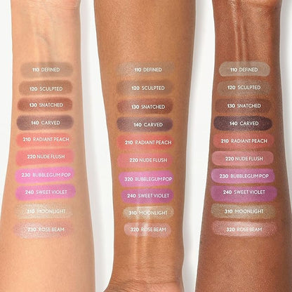 CoverGirl Trublend Skin Enhancer Highlighter Balm Stick, 320 Rose Beam, Highlighter, Vegan Formula, Easy to Use, Glides on Effortlessly, Non-Greasy, Doesn't Crease, 0.21oz
