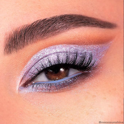ColourPop Super Shock Shadow - High-Pigment, Crème-Powder Eye Makeup - Single Glitter Eyeshadow with Zero Fallout and Unique Bouncy Texture - Metallic Baby Blue Eyeshadow - Moon Daisy (0.07 oz)