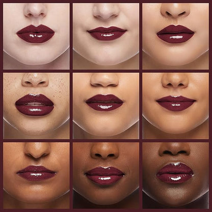 wet n wild Mega Last High-Shine Lipstick Lip Color, Infused with Seed Oils For a Nourishing High-Shine, Buildable & Blendable Creamy Color, Cruelty-Free & Vegan - Raining Rubies
