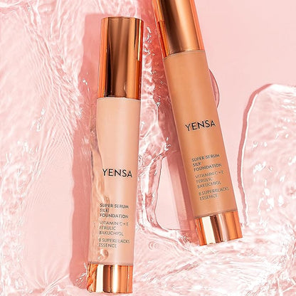 YENSA Super Silk Foundation - Full Coverage, Age-defying fl oz
