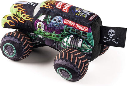 Jay Franco Monster Jam Grave Digger Plush Stuffed Pillow Buddy - Super Soft Polyester Microfiber, 12.5 inch (Official Monster Jam Product)