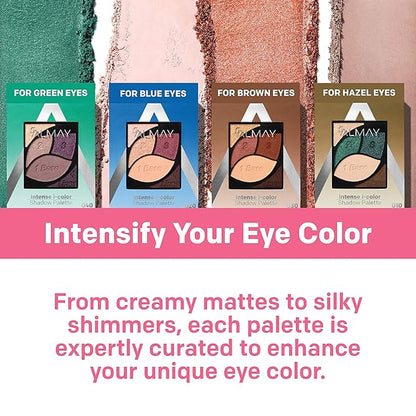 Almay Eyeshadow Palette, Longlasting Eye Makeup, Primer Enriched with Antioxidant Vitamin E, Hypoallergenic, 010 Brown Eyes, 0.1 Oz